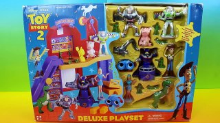 Toy Story 2 Deluxe Playset Buzz Lightyear, Woody, Rex, Zurg, Barbie Just4fun290