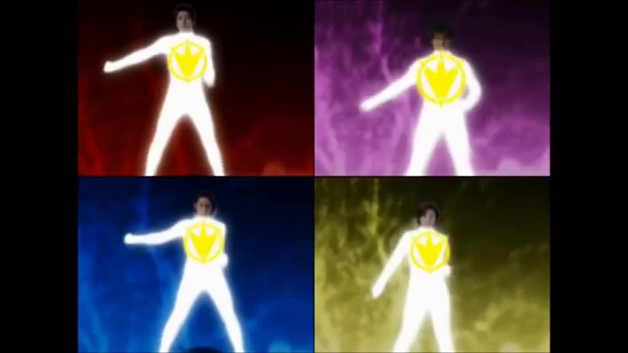 Abaranger's Transform and Rollcall Including Abare Pink