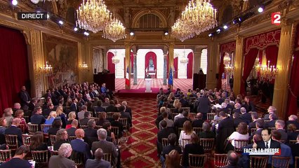 Quand un journaliste demande à François Hollande s'il est prêt à accueillir des réfugiés chez lui