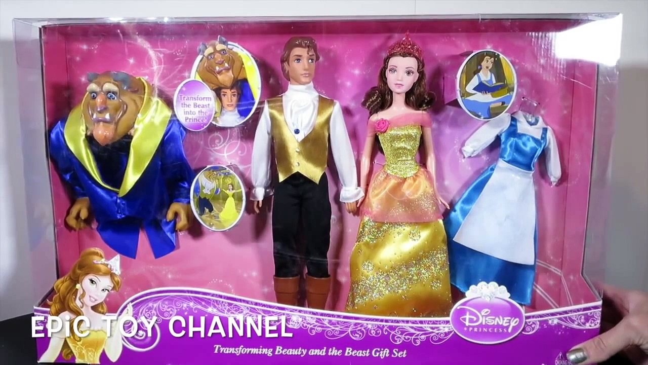 BEAUTY And The BEAST Dolls Disney Princess Belle & Beast Unboxing and  Review by EpicToyChannel - video Dailymotion