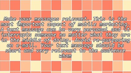 Great Tips For Successful Mobile Marketing