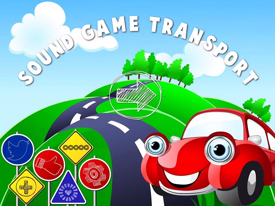 Sound Game Transport Cartoon