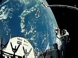 Real Footage From Space  It Shows Real UFO's Leaving Earth