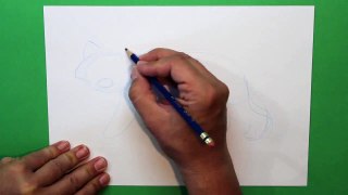 Cómo dibujar un tigre - How to draw a tiger (dibujos infantiles - Super fácil)