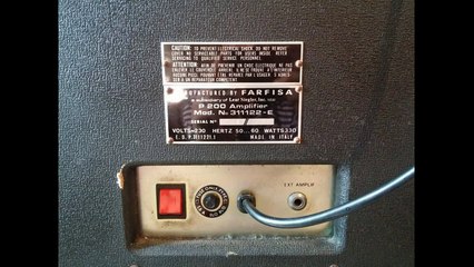 FARFISA P200 Vintage Amplifier for sale. Bass, Guitar, Keyboard, Organ