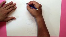 Cómo dibujar a Babsy Bunny (Tiny Toons) - How to draw Babs Bunny