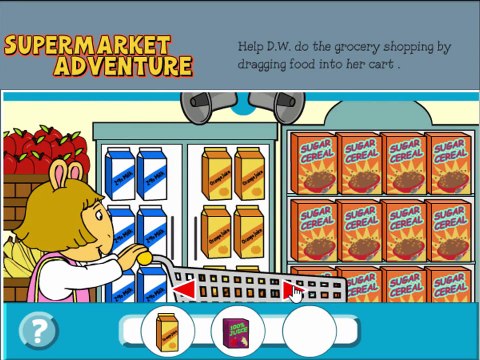 Arthur Supermarket Adventure Cartoon Animation PBS Kids Game Play Walkthrough | pbs kids games