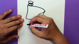 Cómo dibujar una banderola - How to draw a banderole