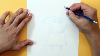 Cómo dibujar a Rebecca Liebre (Peppa Pig) - How to draw Rebecca Rabbit