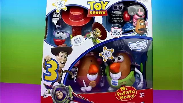 Toy Story 3 Mr Potato Head Spud Lightyear, Jessy the Spud Slinging Cowgirl Buzz Lightyear