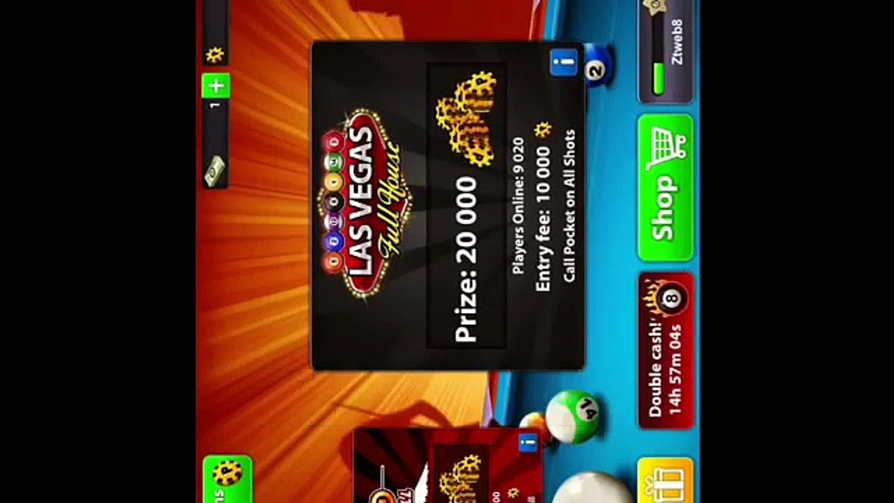 how to win 8 ball pool in one shot