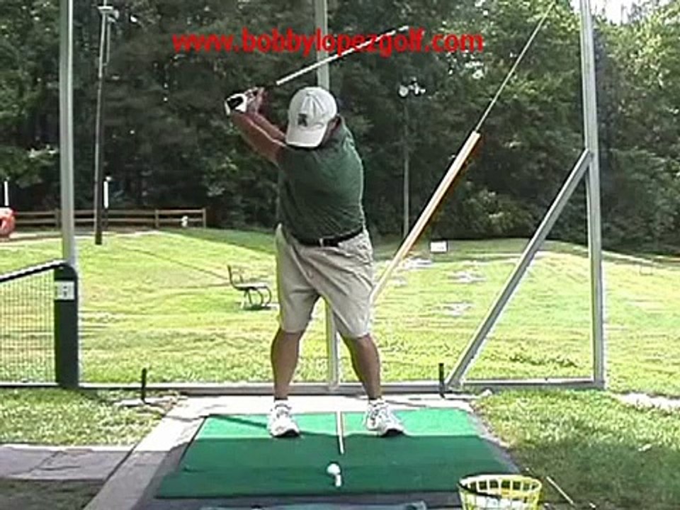 Golf Drills Down Swing Behind the Stick