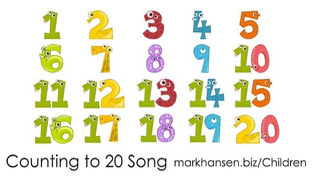 Counting Songs 1 For Children Numbers To Song Kids Kindergarten Toddlers Animal Number 123 Video Dailymotion