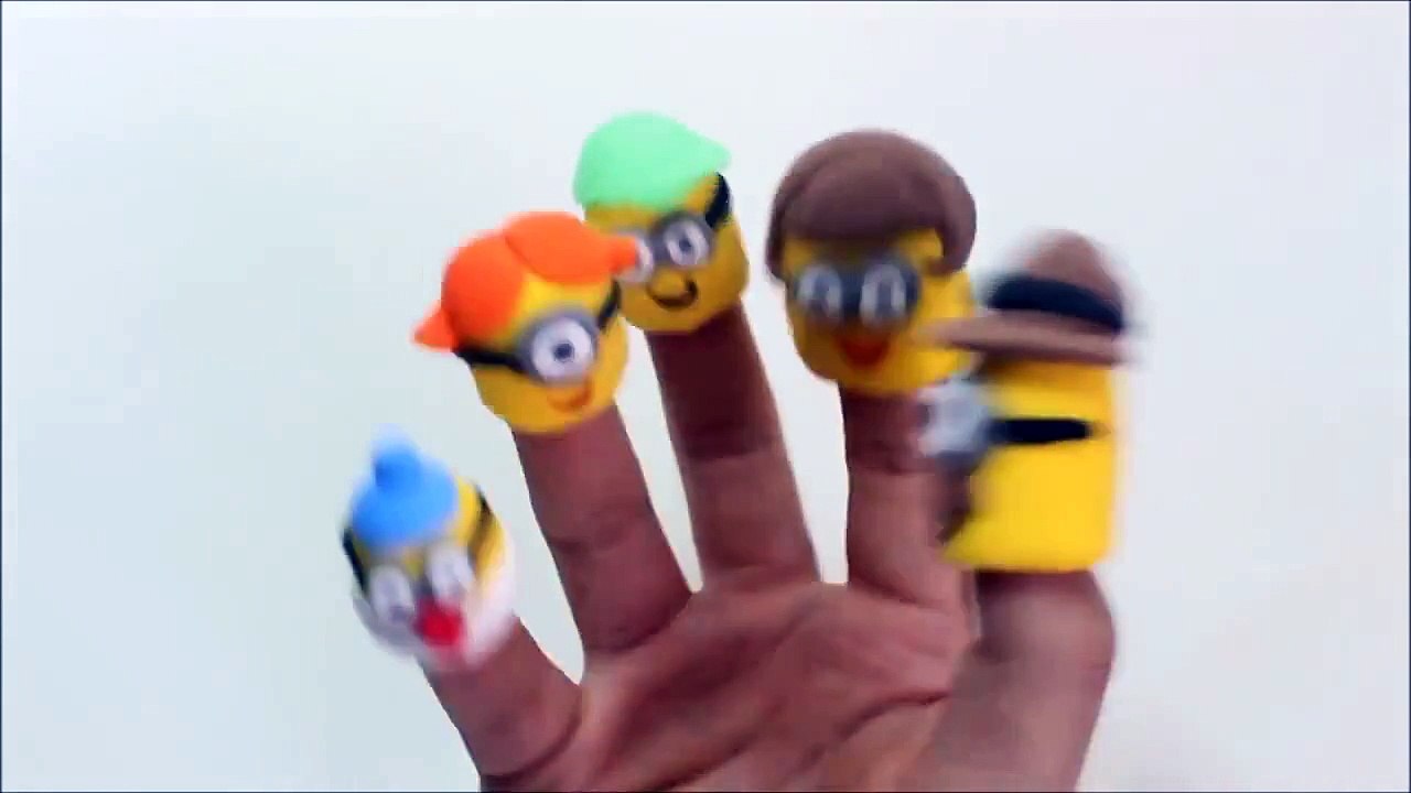 Finger Family   Play Doh Minions Nursery Rhyme Song