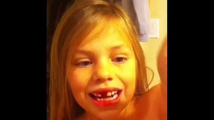 Best tooth pulling video ever! Allie pulls her own tooth and almost passes out