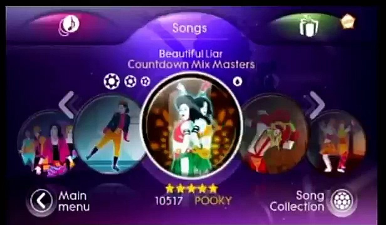 Just Dance 3 - Beautiful Liar Beyonce ft. Shakira Wii