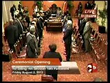 T&T President delivers stern speech at reconvening of Parliament