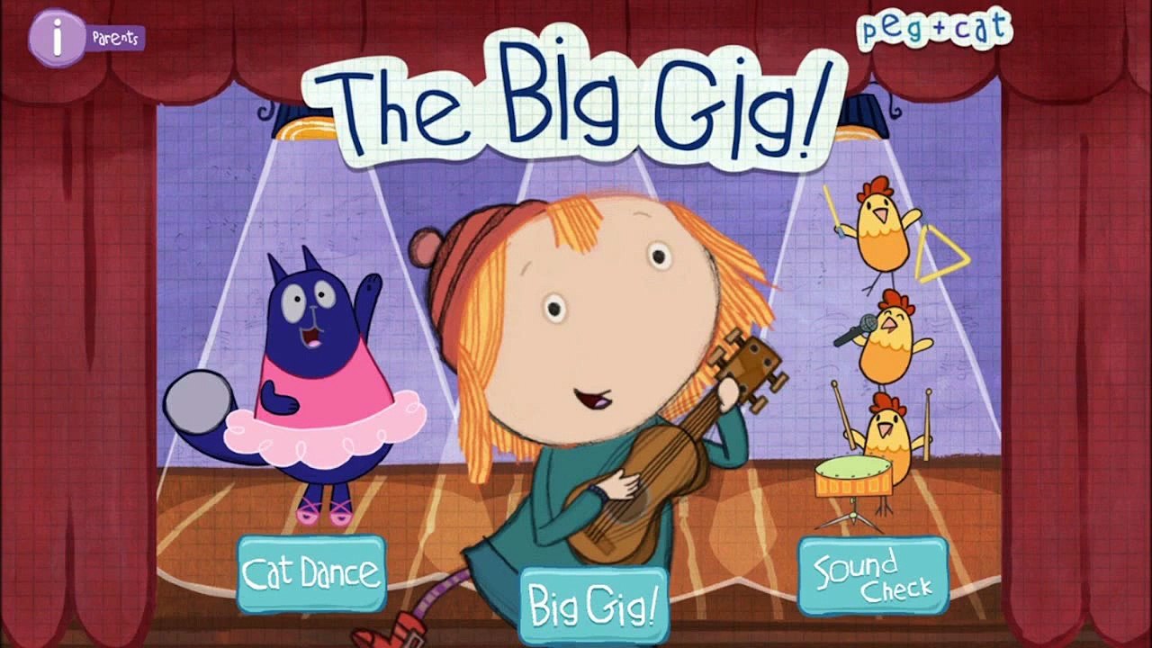 Peg + Cat  The Big Gig PBS Kids   app demos for kids