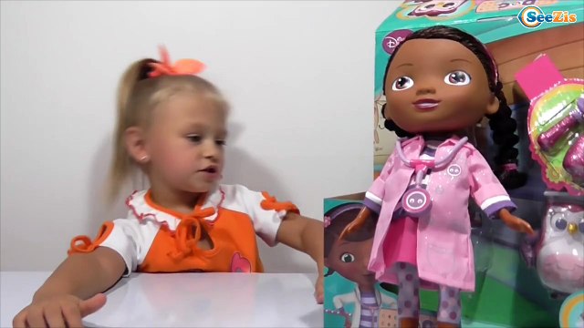 ✔ McStuffins Unboxing a new Doll Yaroslava - Кукла Доктор Плюшева - подруга Ярослава Серия 53