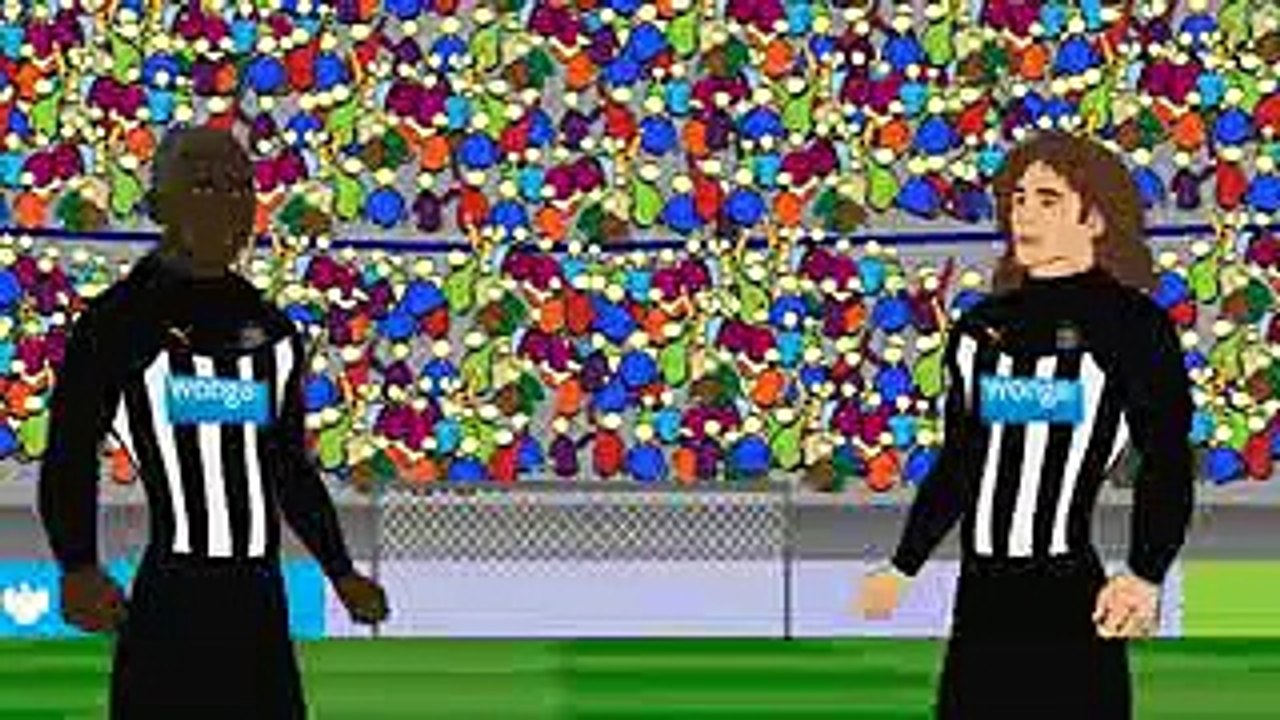 Manchester united Vs Newcastle 2015 1 0  ~ Funny Cartoon