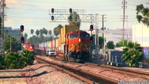 AMTRAK, BNSF & METROLINK TRAINS in SANTA FE SPRINGS, CA (12/13/14)