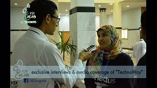 Interview of Enactus Fayoum University at TechnoWay