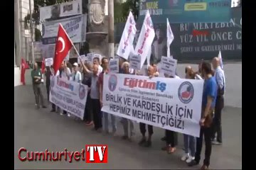 Galata'da Dağlıca protestosu