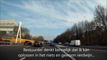 Near crash: Idiot in a van: Aso wil naar links, dus hij gaat naar links. Kenteken: 9-VVN-72