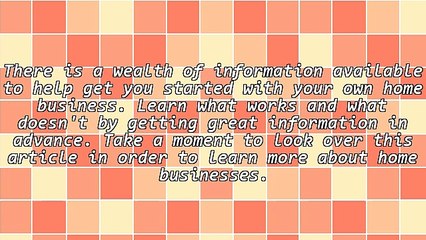 The Year's Best Home Business Tips And Tricks