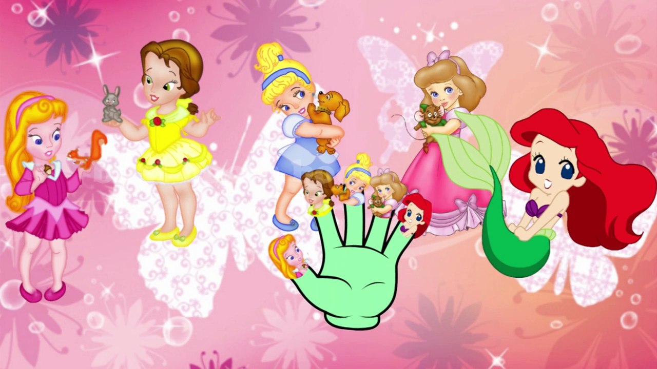 Disney Little Princesses Family Finger Nursery Rhyme - video Dailymotion