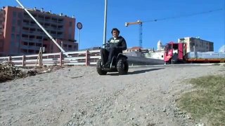 Paolo Badano   Genny mobility  on the beach Segway wheelchair