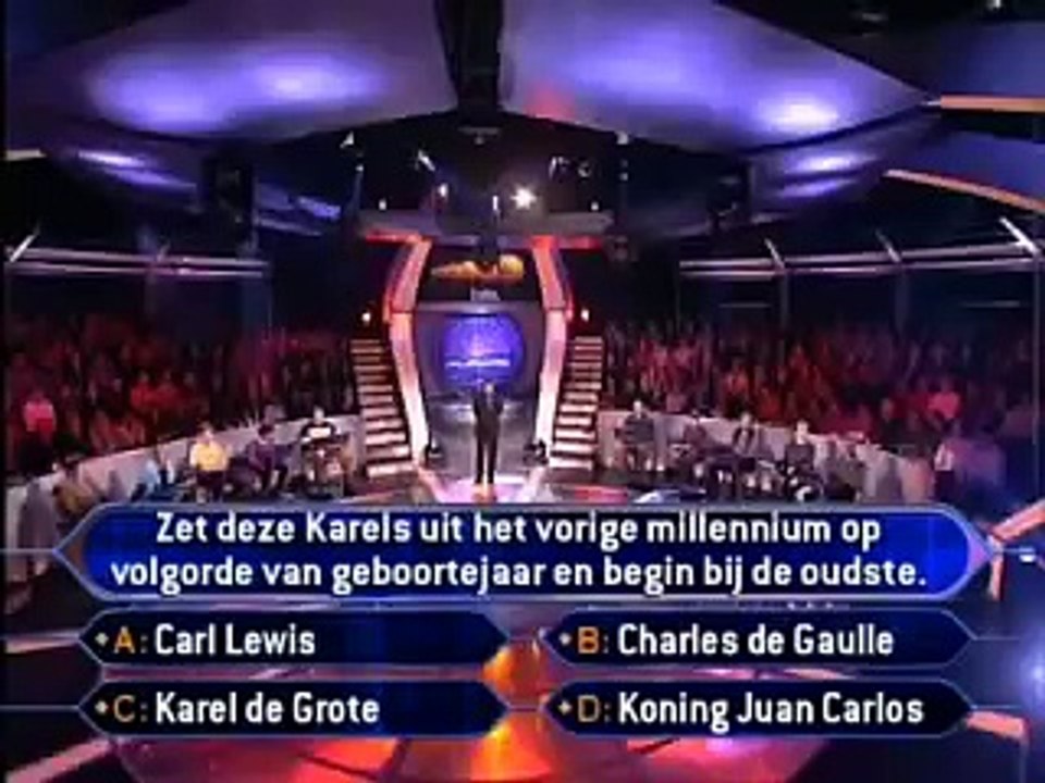 Who wants to be a Millionaire - First Dutch Winner 1/4