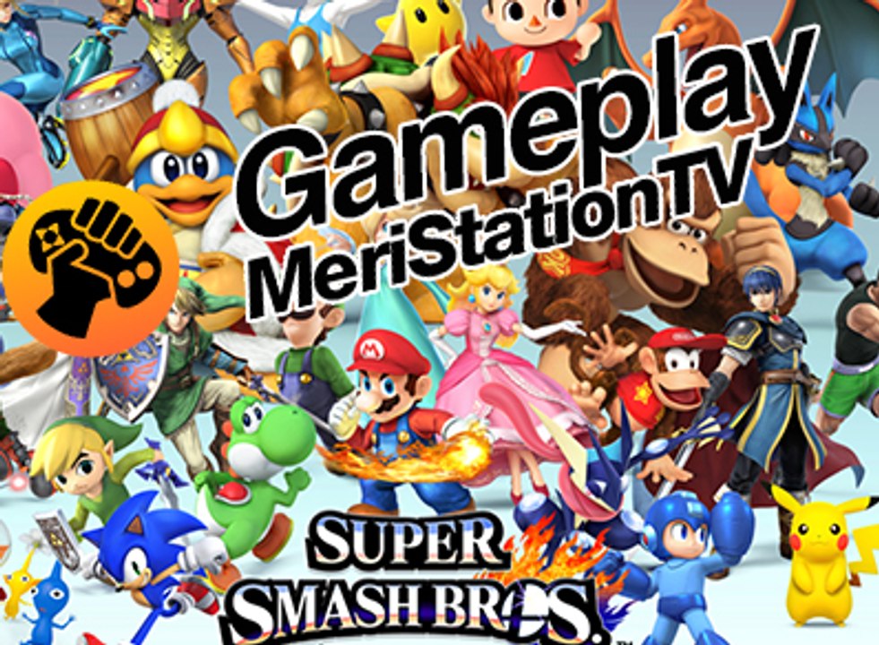 Super Smash Bros con 8 jugadores, Gameplay Comentado