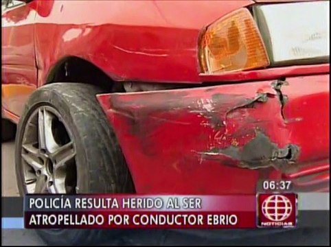 Los Olivos: conductor atropelló a policía frente a comisaría