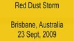 Red Dust Storm, Brisbane Australia, 23 Sept 2009