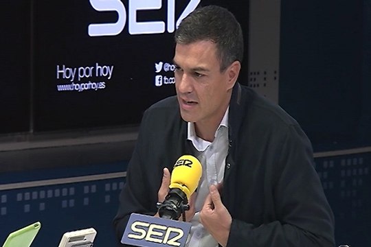 Sánchez espera que Rajoy no suspenda la autonomía de Cataluña