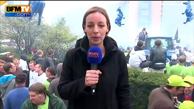 Les agriculteurs européens manifestent à Bruxelles