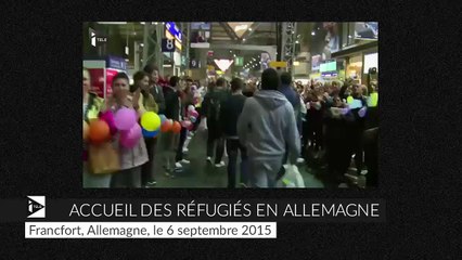 下载视频: En Allemagne, des milliers de réfugiés accueillis à bras ouverts