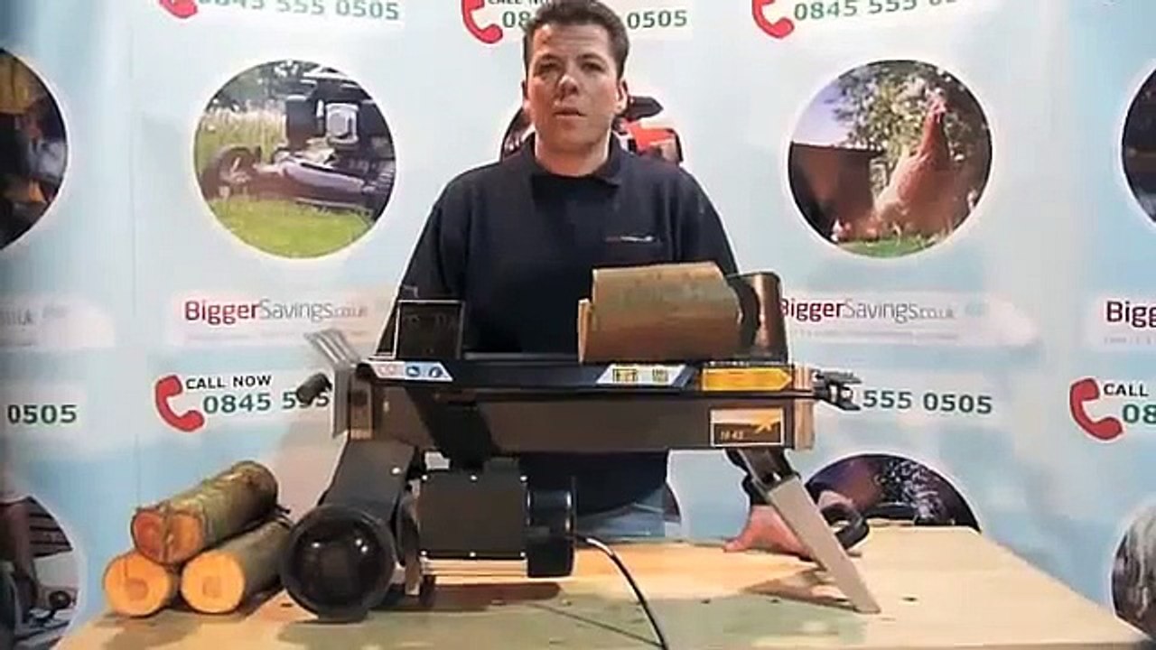 WOODSTAR LH45 LOG SPLITTER REVIEW AND DEMONSTRATION!