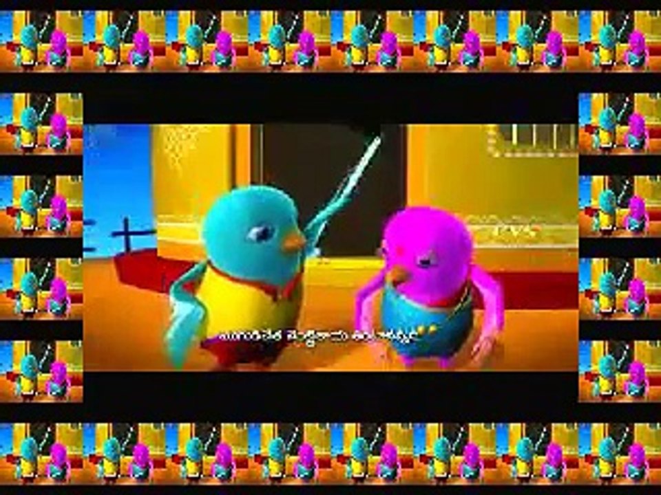 Burru Pitta Burru Pitta Turru mannadi   Birds   3D Animation Telugu Rhymes for children
