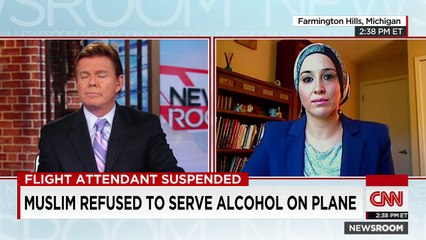 Muslim flight attended refuses to serve alcohol on flighs