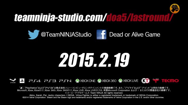 Dead or Alive 5: Last Round