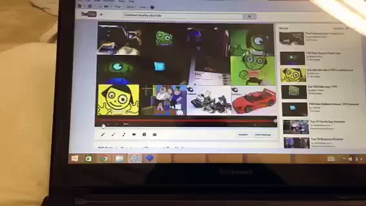 PBS Kids Dot Logo in Faster with a funny hoarse voice and sound