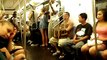 New York Subway - Amazing 4 Train Acrobatics