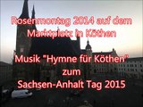 Rosenmontag 2014 auf dem Markt - Musik zum Sachsen-Anhalt Tag 2015