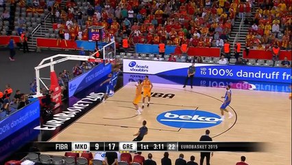 Fast Break Dunk by the Greek Freak - EuroBasket 2015