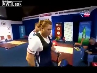 Tatyana Kashirina New World Record 190 kg 419 lbs Clean YouTube