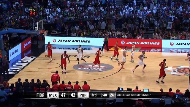 Héctor Hernández (MEX) Amazing Performance v Puerto Rico - 2015 FIBA Americas Championship