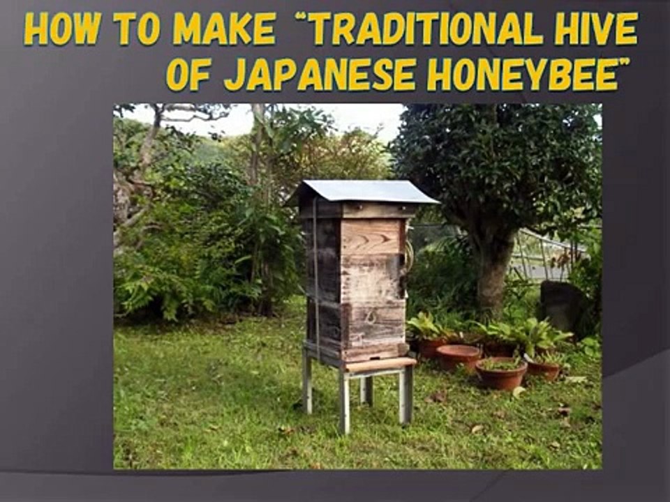 How to make traditional bee hive of Japanese honeybee