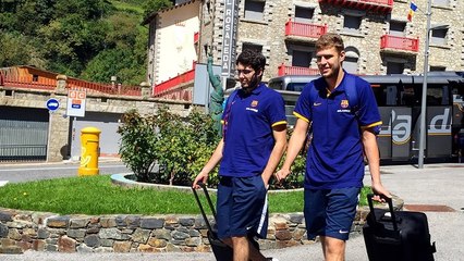 FCB Lassa (Basket): Arribada a Encamp